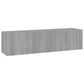 Tv-Wandmeubel 120X30X30 Cm Bewerkt Hout Grijs Sonoma Eiken