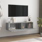 Tv-Wandmeubel 120X30X30 Cm Bewerkt Hout Grijs Sonoma Eiken