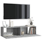 Tv-Wandmeubel 120X30X30 Cm Bewerkt Hout Grijs Sonoma Eiken