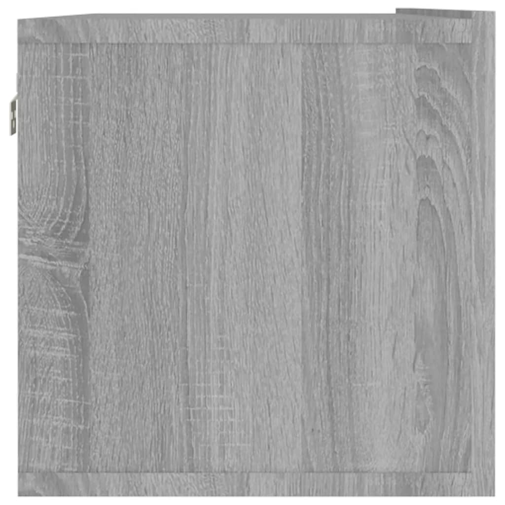 Tv-Wandmeubel 120X30X30 Cm Bewerkt Hout Grijs Sonoma Eiken