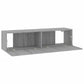 Tv-Wandmeubel 120X30X30 Cm Bewerkt Hout Grijs Sonoma Eiken