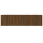 Tv-Wandmeubel 120X30X30 Cm Bewerkt Hout Bruineikenkleurig