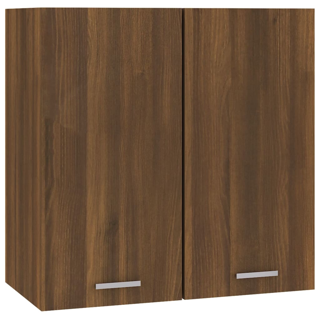 Wandkast Hangend 60X31X60 Cm Bewerkt Hout Bruineikenkleurig
