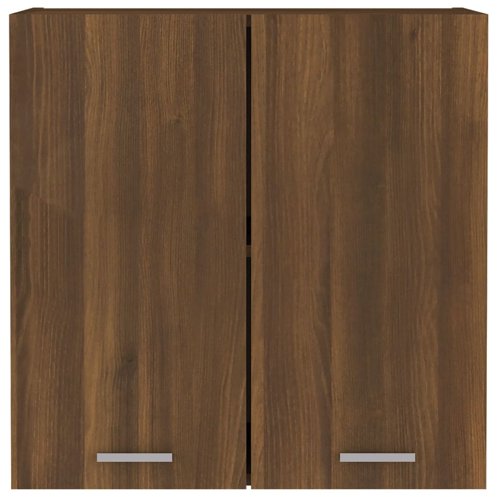 Wandkast Hangend 60X31X60 Cm Bewerkt Hout Bruineikenkleurig