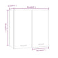 Wandkast Hangend 60X31X60 Cm Bewerkt Hout Bruineikenkleurig
