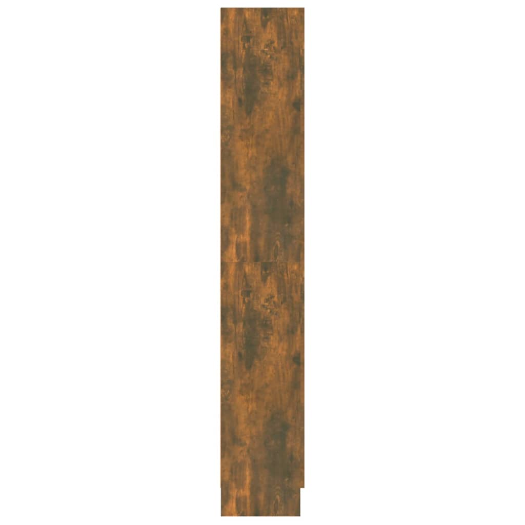 Boekenkast 82,5X30,5X185,5 Cm Bewerkt Hout Gerookt Eikenkleurig