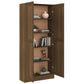 Boekenkast 82,5X30,5X185,5 Cm Bewerkt Hout Bruineikenkleurig