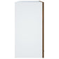 Wandkast Hangend 60X31X60 Cm Glas En Bewerkt Hout Gerookt Eiken