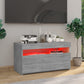 Tv-Meubel Met Led-Verlichting 75X35X40 Cm Grijs Sonoma Eiken