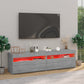 Tv-Meubelen Met Led-Verlichting 2 St 75X35X40 Cm Grijs Sonoma