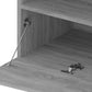 Tv-Meubelen Met Led-Verlichting 2 St 75X35X40 Cm Grijs Sonoma
