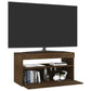 Tv-Meubel Met Led-Verlichting 75X35X40 Cm Bruineikenkleurig
