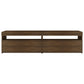Tv-Meubelen Met Led-Verlichting 2 St 75X35X40 Cm Bruineiken