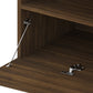 Tv-Meubelen Met Led-Verlichting 2 St 75X35X40 Cm Bruineiken