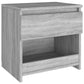 Nachtkastjes 2 St 40X30X39 Cm Bewerkt Hout Grijs Sonoma Eiken