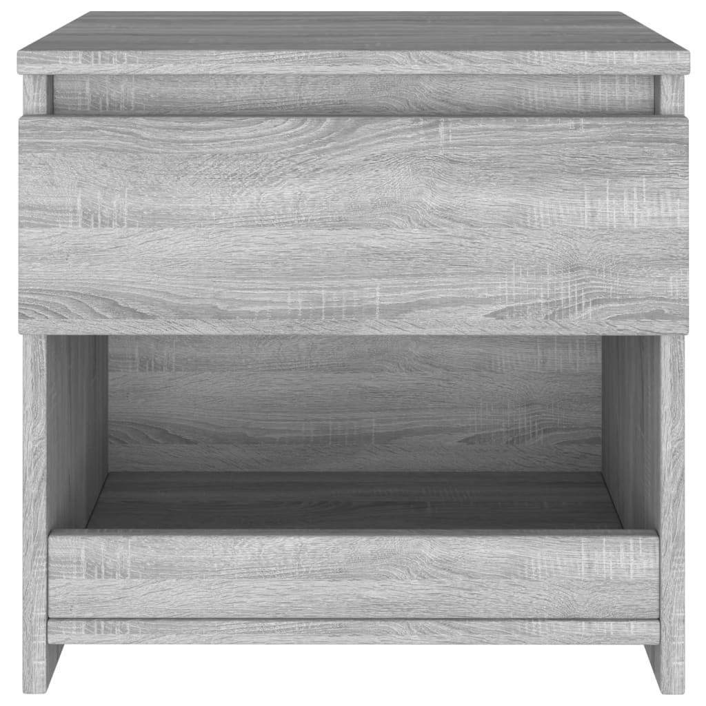 Nachtkastjes 2 St 40X30X39 Cm Bewerkt Hout Grijs Sonoma Eiken