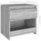 Nachtkastjes 2 St 40X30X39 Cm Bewerkt Hout Grijs Sonoma Eiken