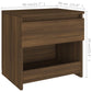 Nachtkastjes 2 St 40X30X39 Cm Bewerkt Hout Bruineikenkleurig