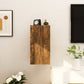 Tv-Wandmeubelen 2 St 30,5X30X30 Cm Gerookt Eikenkleurig