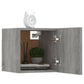 Tv-Wandmeubelen 2 St 30,5X30X30 Cm Grijs Sonoma Eikenkleurig