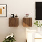 Tv-Wandmeubelen 2 St 30,5X30X30 Cm Bruineikenkleurig