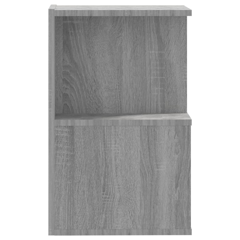 Nachtkastjes 2 St 35X35X55 Cm Bewerkt Hout Grijs Sonoma Eiken