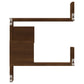 Hoekwandschap 40X40X50 Cm Bewerkt Hout Bruineikenkleurig