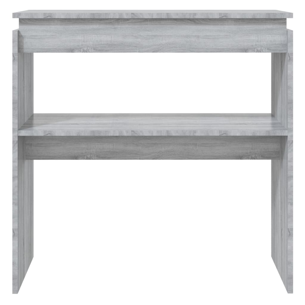 Wandtafel 80X30X80 Cm Bewerkt Hout Grijs Sonoma Eikenkleurig
