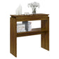 Wandtafel 80X30X80 Cm Bewerkt Hout Bruineikenkleurig