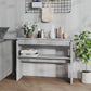 Wandtafel 102X30X80 Cm Bewerkt Hout Grijs Sonoma Eikenkleurig