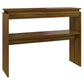 Wandtafel 102X30X80 Cm Bewerkt Hout Bruineikenkleurig