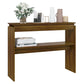 Wandtafel 102X30X80 Cm Bewerkt Hout Bruineikenkleurig