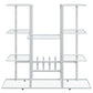 Bloemenstandaard 94,5X25X89 Cm Ijzer Wit
