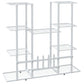 Bloemenstandaard 94,5X25X89 Cm Ijzer Wit
