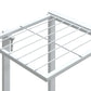 Bloemenstandaard 94,5X25X89 Cm Ijzer Wit