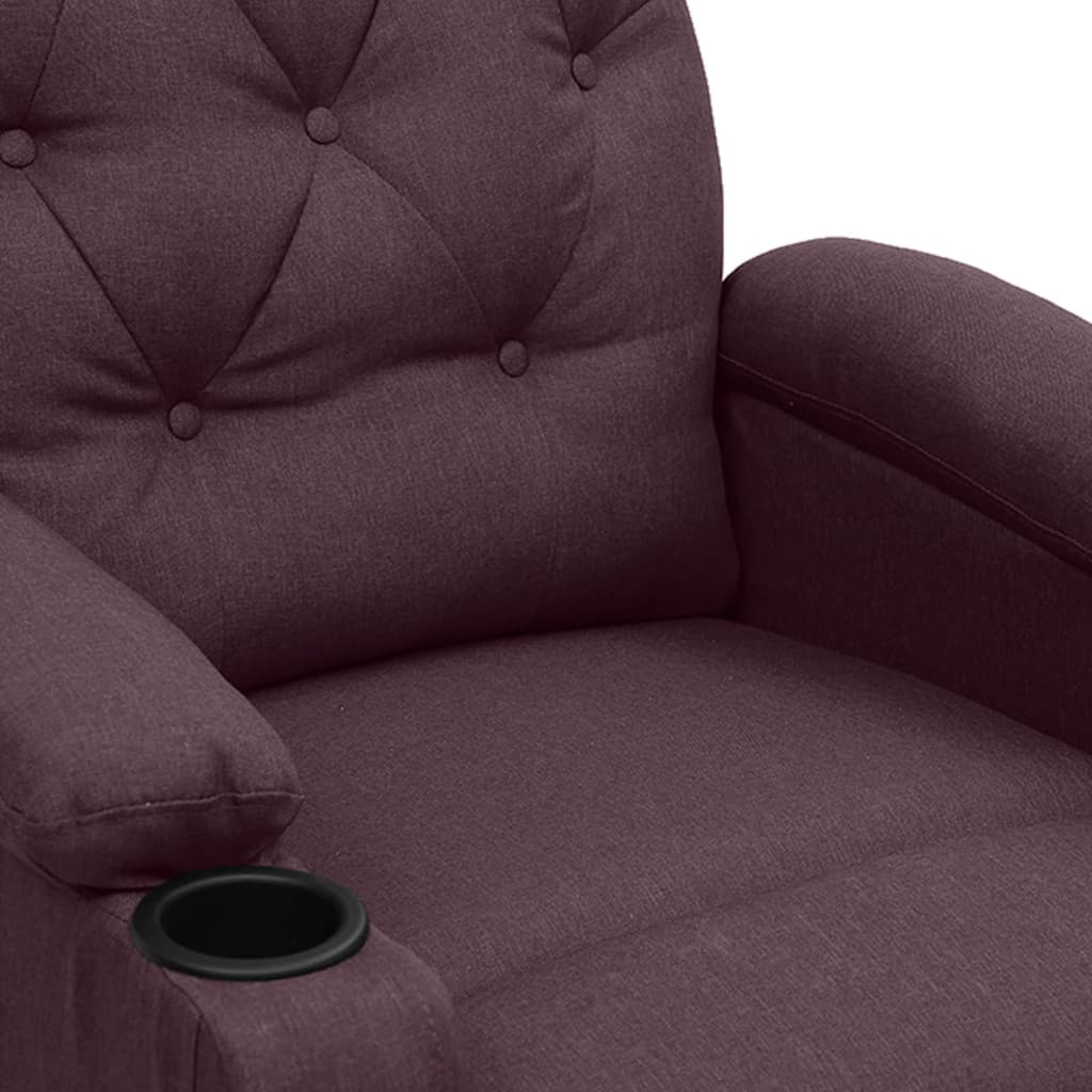 Massagestoel Verstelbaar Elektrisch Stof Paars