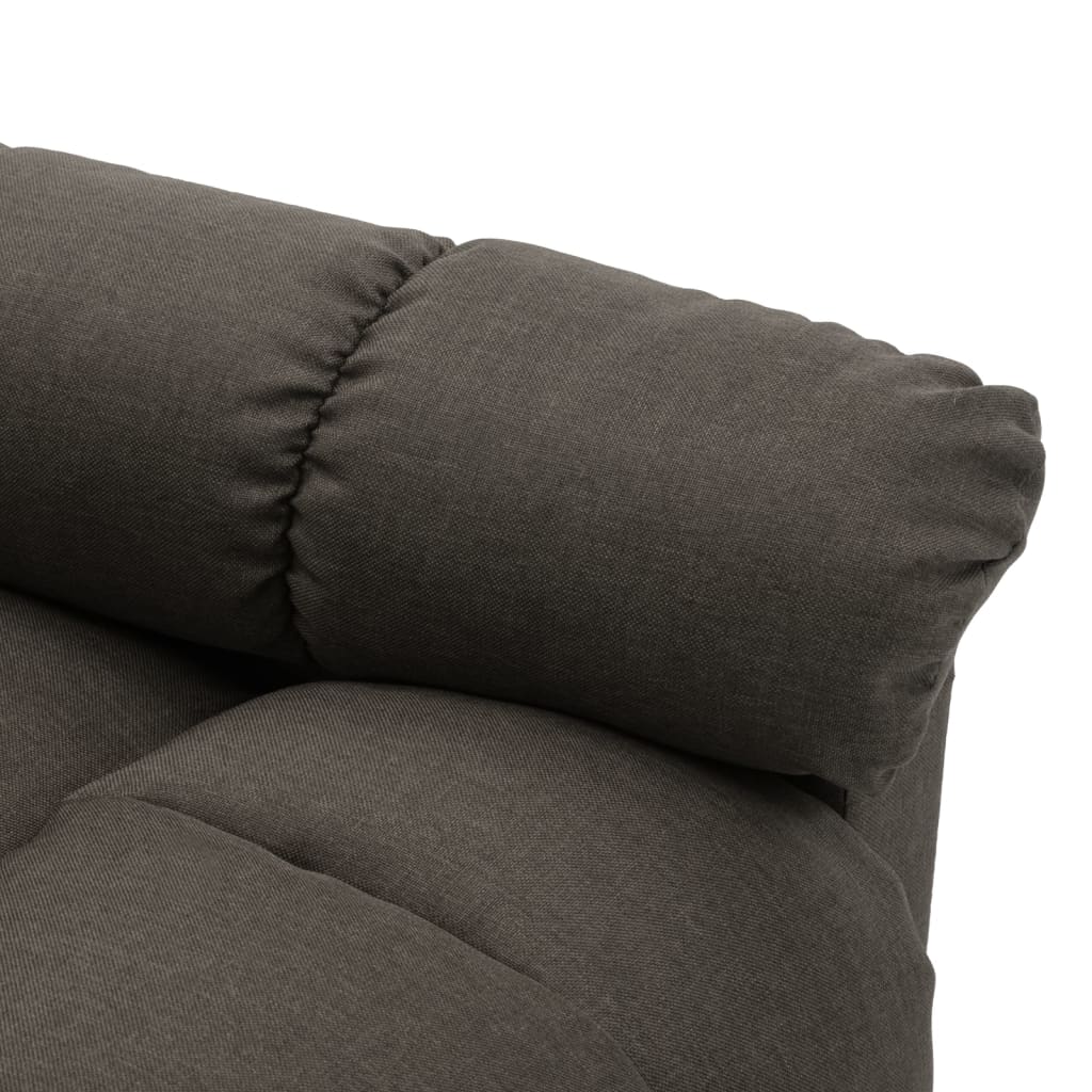 Sta-Op-Massagestoel Verstelbaar Stof Taupe