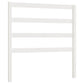 Hoofdbord 106X4X100 Cm Massief Grenenhout Wit