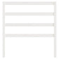 Hoofdbord 106X4X100 Cm Massief Grenenhout Wit