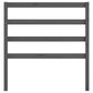 Hoofdbord 106X4X100 Cm Massief Grenenhout Grijs