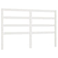 Hoofdbord 146X4X100 Cm Massief Grenenhout Wit