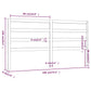 Hoofdbord 186X4X100 Cm Massief Grenenhout Honingbruin