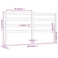 Hoofdbord 206X4X100 Cm Massief Grenenhout