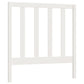 Hoofdbord 106X4X100 Cm Massief Grenenhout Wit