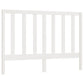 Hoofdbord 141X4X100 Cm Massief Grenenhout Wit