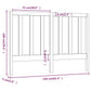 Hoofdbord 156X4X100 Cm Massief Grenenhout Honingbruin
