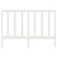 Hoofdbord 166X4X100 Cm Massief Grenenhout Wit