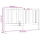 Hoofdbord 186X4X100 Cm Massief Grenenhout