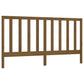 Hoofdbord 186X4X100 Cm Massief Grenenhout Honingbruin