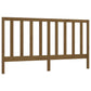 Hoofdbord 206X4X100 Cm Massief Grenenhout Honingbruin